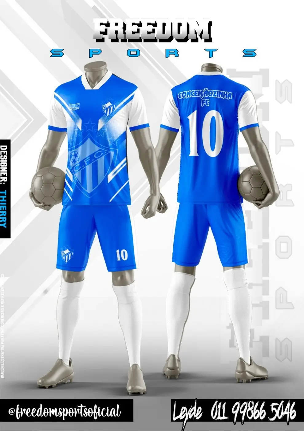 Uniforme de futebol personalizado 12