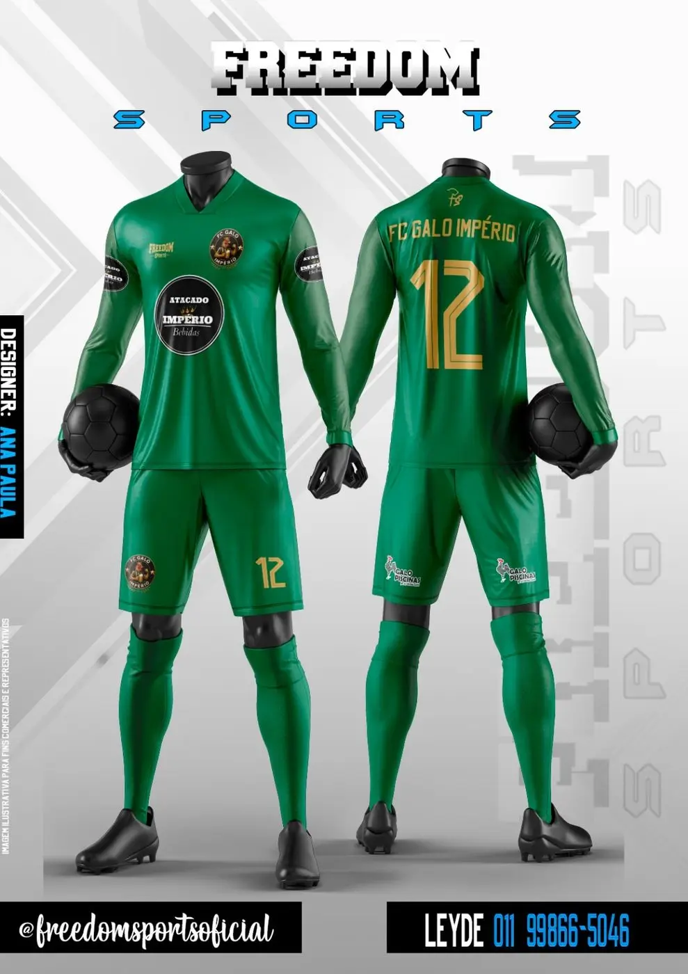 Uniforme de futebol personalizado 5